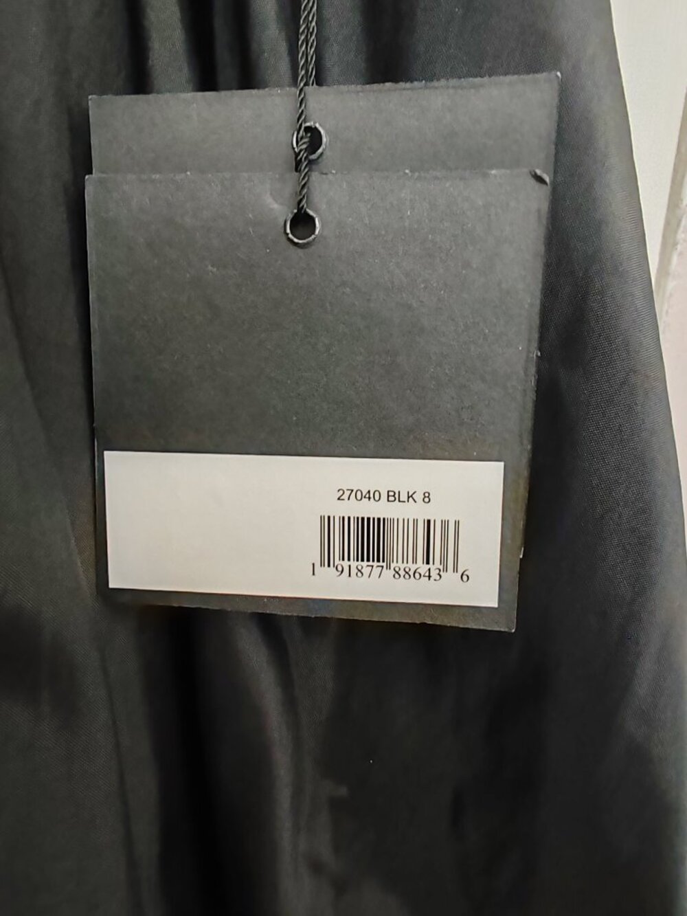 NWT IEENA for Mac Duggal Black Ruched Sweetheart Bubble Hem Mini Cocktail Dress - Picture 4 of 16